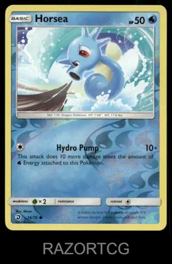 HORSEA 16/70 C DRAGON MAJESTY POKEMON REVERSE HOLO NM/M - Image 1