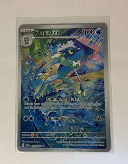 Frogadier 089/086 Chaos Rising Illustration Rare Full Art Holo Pokemon TCG - Image 1