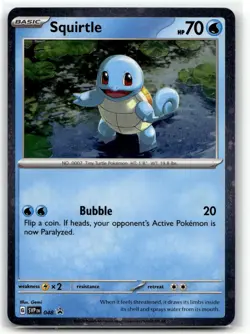 Squirtle (Cosmos Holo) 048 Promo Scarlet & Violet Promo Pokemon NM/M - Image 1