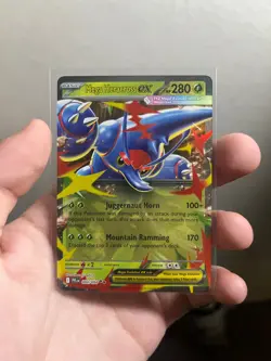 Mega Heracross ex 004/094 Double Rare Phantasmal Flames Pokemon Holo Near Mint - Image 1