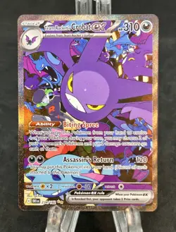 Team Rocket's Crobat ex 234/182 Destined Rivals SIR Holo - Image 1