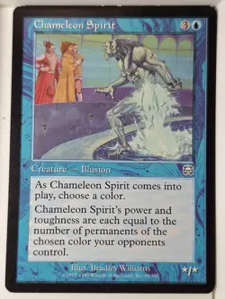 Chameleon Spirit - Mercadian Masques - Magic the Gathering MTG Nice! - Image 1