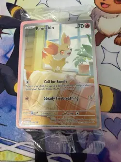 Pokemon Fennekin 080 Chaos Rising Elite Trainer Box Promo Holo EN Basic - Image 1