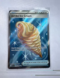 The Pokemon Company Pokemon TCG Jumbo Ice Cream 109/086 Chilling Reign Holo SR - Image 1