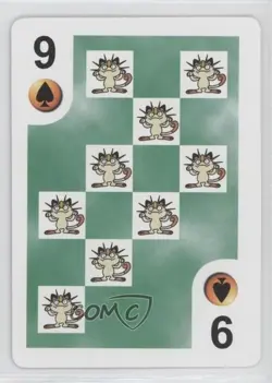 Meowth Hasbro Pokemon Mini Playing Cards Series 1 #9S 1999 - Image 1