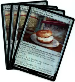 x4 Bagel and Schmear (Foil) - 0161 - Marvel's Spider-Man - MTG - NM/M SHIPS NOW - Image 1