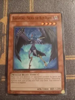 1x Blackwing - Shura the Blue Flame GLD3-EN025 Limited Edition Common Light Play - Image 1