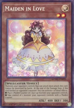 Yugioh Maiden in Love MZMU-EN020 Collector's Rare 1st Edition NM - Image 1