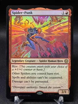 Spider-Punk - FOIL - 0092 - Marvel's Spider-Man MTG - NM/M - Image 1