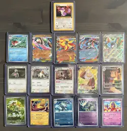 Pokemon Card Lot Team Rocket 1st Edition Rattata EX Full Art Japanese 16 Cards - Image 1