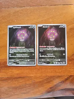 Pokemon Lot Of 2 Spiritomb 148/132 English And Japanese 071/063 Full Art - Image 1