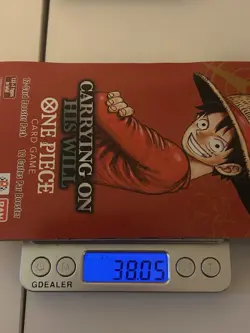 One Piece OP-13 CARRYING ON HIS WILL Sleeved Booster Pack ~ Heavy ~ 38.05g 🔥 - Image 1