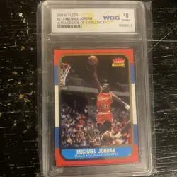 Fleer Ultra Decade of Excellence Michael Jordan U-4 WCG 10 Chicago Bulls 1996-97 - Image 1
