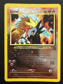 Swirl Entei 34/53 Wotc Promo Reverse Holo Black Star Promo Pokemon - Image 1