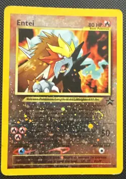 Swirl Entei 34/53 Wotc Promo Reverse Holo Black Star Promo Pokemon - Image 2