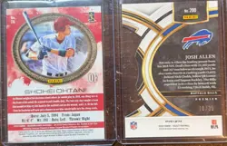 Shohei Ohtani/Josh Allen 2018 Bowman Platinum W/Glove RC PSA 8-7 CARD MIXED LOT - Image 5