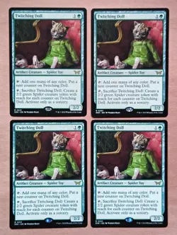 4x Twitching Doll **NEAR MINT** **UNPLAYED** MTG - Image 1