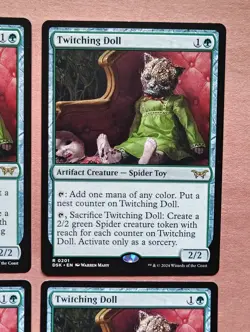 4x Twitching Doll **NEAR MINT** **UNPLAYED** MTG - Image 3