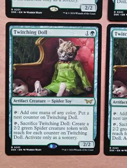 4x Twitching Doll **NEAR MINT** **UNPLAYED** MTG - Image 5