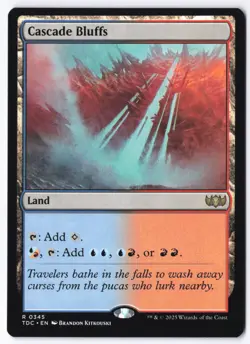 Cascade Bluffs 345 Commander: Tarkir: Dragonstorm - Image 1