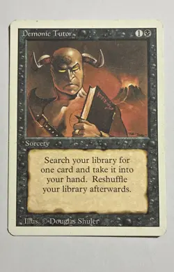 Demonic Tutor Revised Edition Regular - Image 1