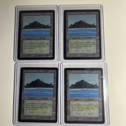 (4) Tropical Island Beta Proxies Dual Lands Playset MTG / Magic the Gathering - Image 1