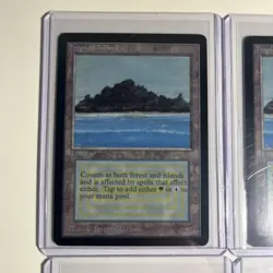 (4) Tropical Island Beta Proxies Dual Lands Playset MTG / Magic the Gathering - Image 2