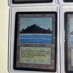 (4) Tropical Island Beta Proxies Dual Lands Playset MTG / Magic the Gathering - Image 4