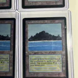 (4) Tropical Island Beta Proxies Dual Lands Playset MTG / Magic the Gathering - Image 5