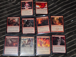 MTG Sorcery x10 (RED-ONLY-KILL SPELLS)MOLTEN REBUKE/JAYA'S FIRENADO/MAGMA RIFT - Image 1