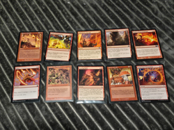 MTG Sorcery x10 (RED-ONLY-KILL SPELLS)SUSPICOUS DETONATION/BLAZE/SCENT OF CINDER - Image 1