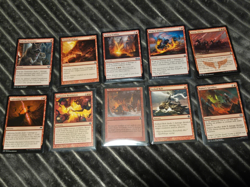 MTG Sorcery x10 (RED-ONLY-KILL SPELLS)EXPLOSIVE REVELATION/ARROW STORM/LIGHTNING - Image 1