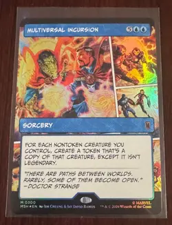 Multiversal Incursion (Borderless) Marvel Super Heroes Foil - Image 1
