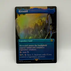 MTG Rivendell 0344 Borderless Foil Lord of the Rings Tales of Middle-earth LOTR - Image 2