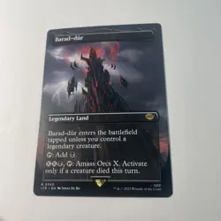 MTG Barad-dur LTR 0340 R Borderless Regular Rare NM - Image 1