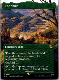 The Shire (Borderless) 345 The Lord of the Rings: Tales of Middle-earth MTG LP - Image 1