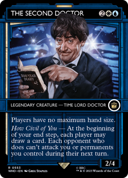 The Second Doctor (FOIL) x1 - MTG Doctor Who WHO #553 - Image 1