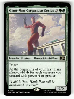 Giant-Man, Gargantuan Genius 722 Commander: Marvel Heroes Magic The Gathering NM - Image 1