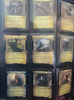 Magic MTG Lord of the Rings Scroll Foil Lot - Image 1