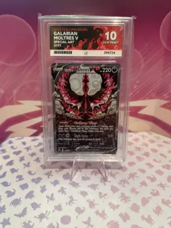 Pokemon Chilling Reign Galarian Moltres V 177/198 - ACE 10 - Image 1