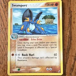 Swampert EX Crystal Guardians 27/100 2006 Eng 120 HP Stage 2 Holo Rare LP - Image 1