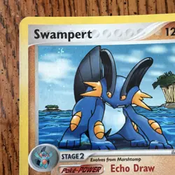 Swampert EX Crystal Guardians 27/100 2006 Eng 120 HP Stage 2 Holo Rare LP - Image 2