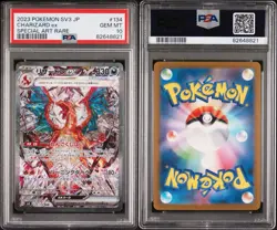 Pokemon 2023 Charizard ex 134/108 SAR Ruler Of The Black Flame Japanese PSA 10 - Image 3