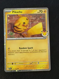 Pikachu Pokemon Day 2026 051/162 30th Anniversary Promo Pokemon TCG - Image 1