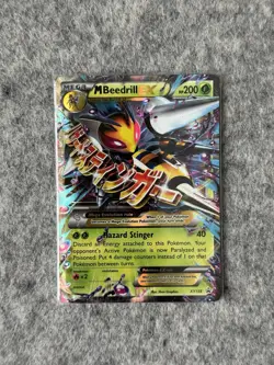 Pokemon M Beedrill EX Holo LP XY158 XY157 Ultra Rare Promos - Image 1