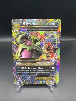 Mega M Tyranitar EX 43/98 Holo XY - Ancient Origins Pokemon - Image 1