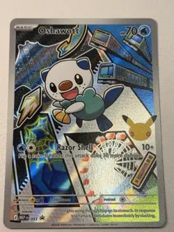 Pokemon TCG Promo Oshawott First Partner Illustration Collection Series 2 051 - Image 1
