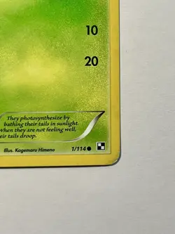 Snivy (Cosmos Holo) 001/114 Black & White Pokemon HP - Image 5