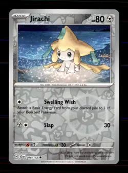 Jirachi 98/142 Uncommon Stellar Crown Pokemon Reverse Holo Near Mint - Image 1