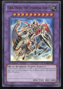 Yu-Gi-Oh TCG #STBL-EN039 Gaia Drake, the Universal Force Ultra Rare - Image 1